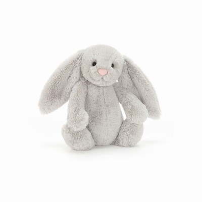 Jellycat Bashful Silver Bunny USA | 79321MSKH